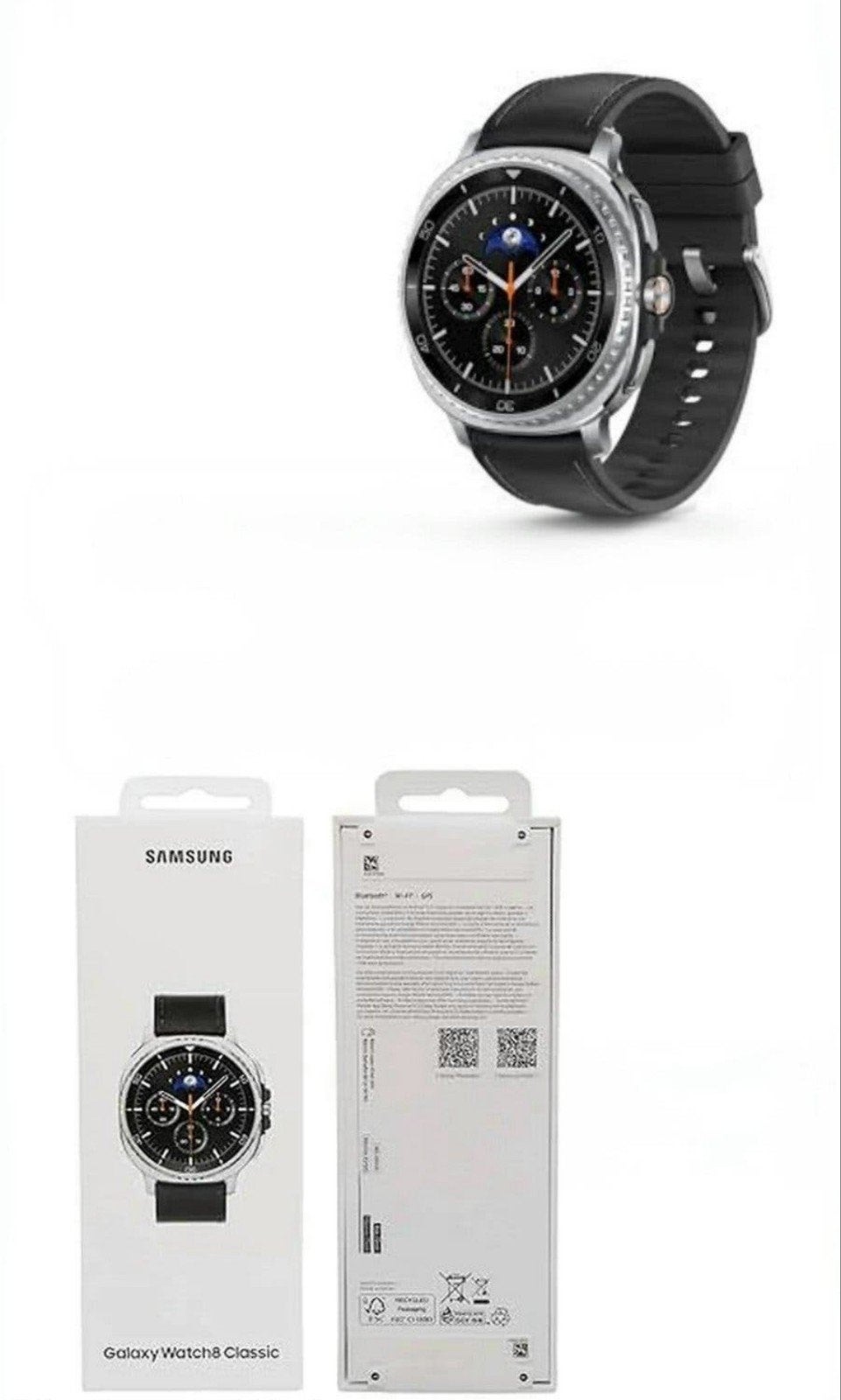 Samsung Galaxy Watch8 Classic - Nieuw in doos, Ophalen, Zwart, Nieuw, Samsung