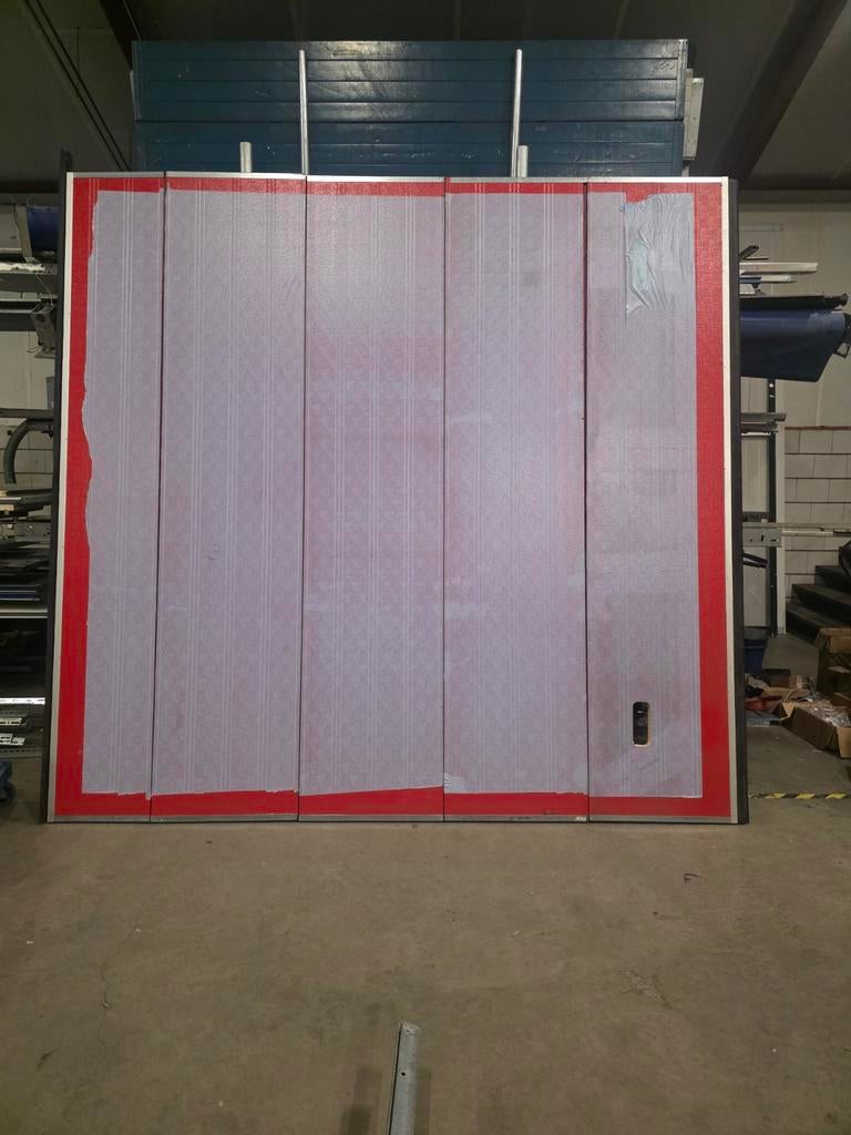 Nassau deurblad overheaddeur roldeur garagedeur, Nieuw, Ophalen of Verzenden, Metaal, 120 cm of meer