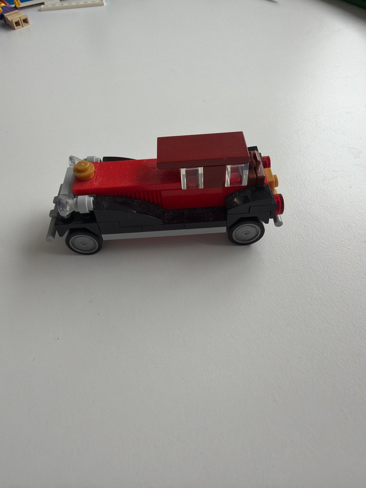 Lego Klassieke Auto - Rood/Zwart Bouwset, Kinderen en Baby's, Ophalen, Gebruikt