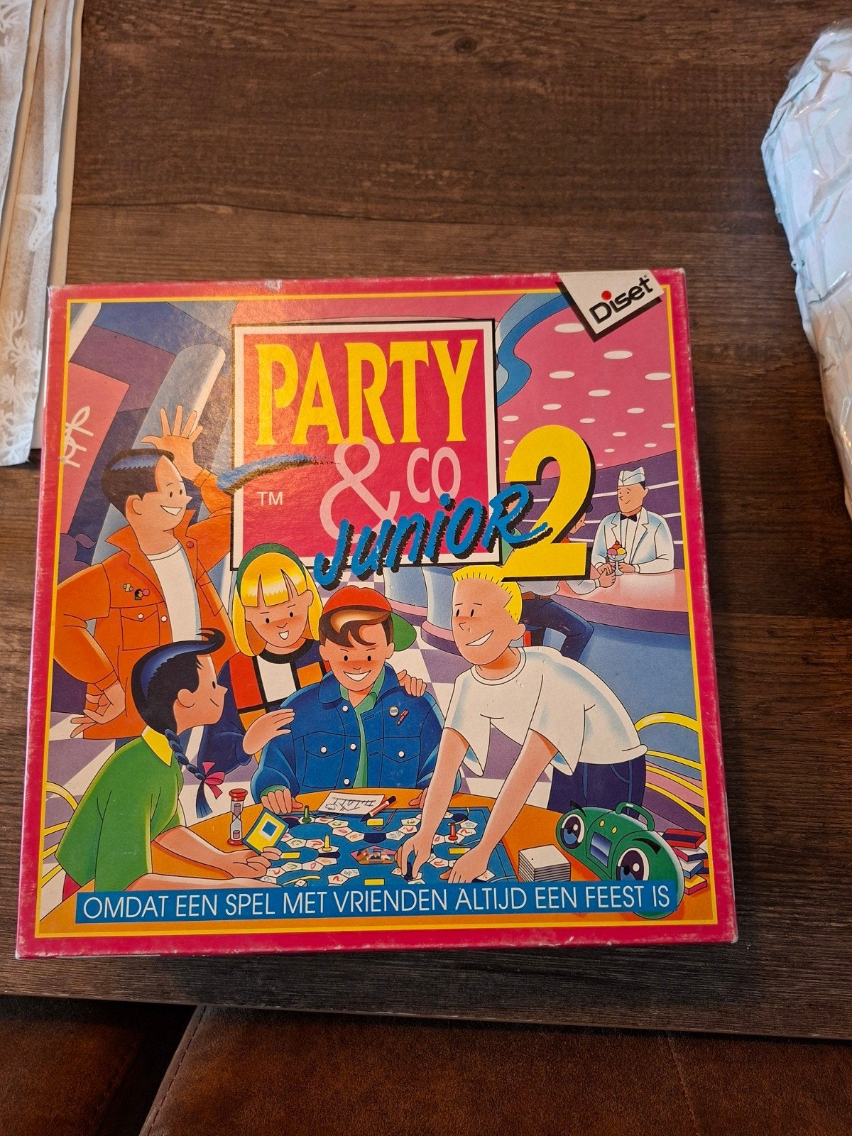 Party & Co Junior 2 Bordspel - Gezellig familiespel, Vijf spelers of meer, Ophalen of Verzenden, Gebruikt, Diset