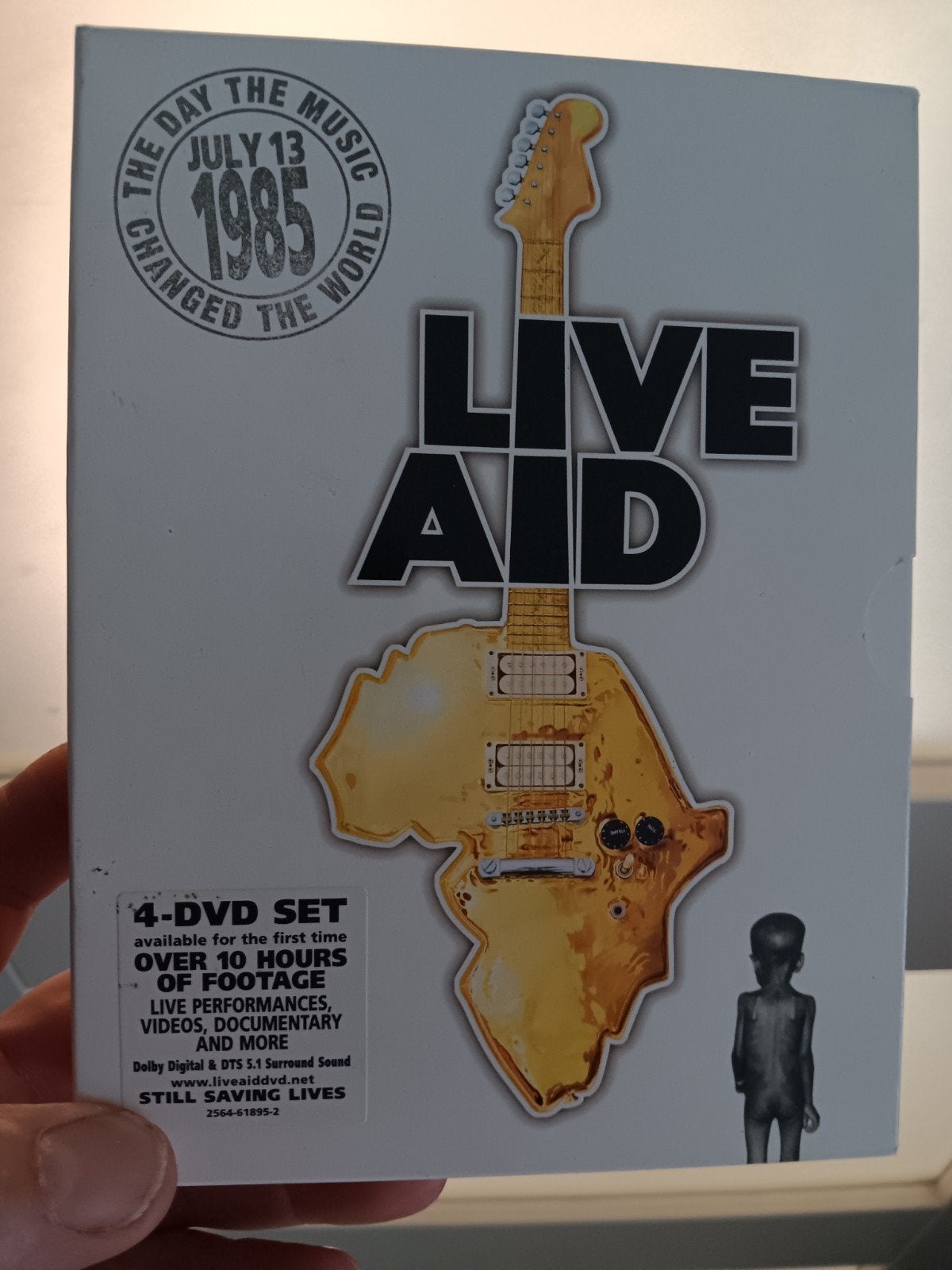 Live aid dvdbox 1985 nieuw staat, Cd's en Dvd's, Ophalen of Verzenden, 1985 tot 2000, Zo goed als nieuw, Overige formaten