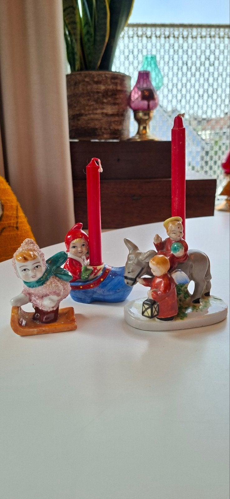 verschillende kerst beeldjes, oa goebel, porselein, Diversen, Ophalen of Verzenden
