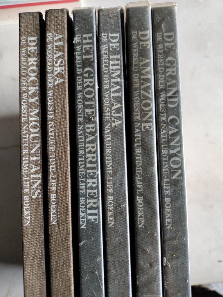 De Wereld der Woeste Natuur Time-Life Boeken (6 stuks), Boeken, Ophalen of Verzenden