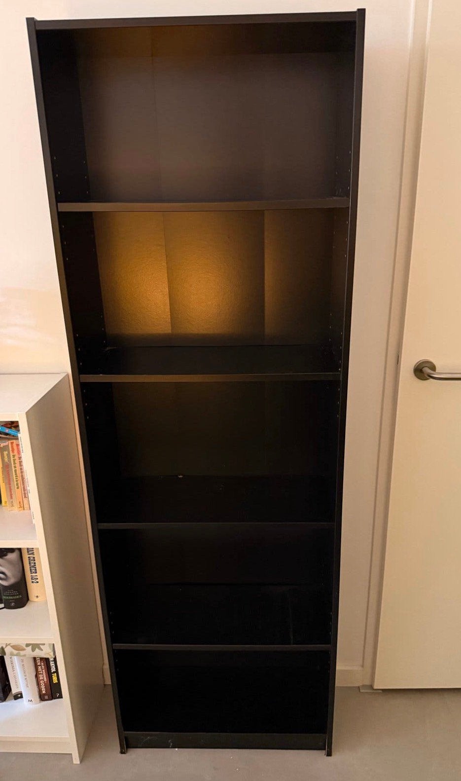 Boekenkast Billy IKEA donkerbruin, Ophalen, Gebruikt, 50 tot 100 cm, 150 tot 200 cm