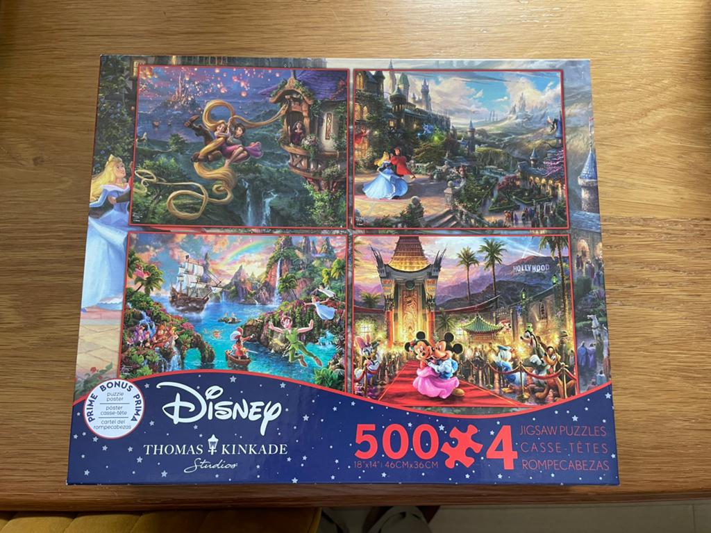Disney puzzels 500 stukjes compleet, Hobby en Vrije tijd, Denksport en Puzzels, Ophalen of Verzenden, 500 t/m 1500 stukjes, Zo goed als nieuw