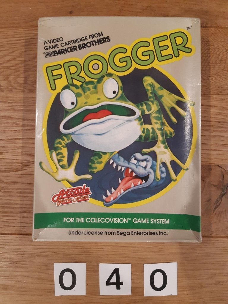 NR 040	Colecovision	Frogger, Ophalen of Verzenden, Overige typen