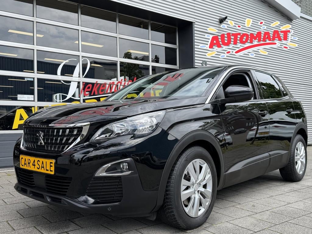 Peugeot 3008 1.2 PureTech Active Business - Automaat - 66.00, Stof, Gebruikt, 1199 cc, Zwart