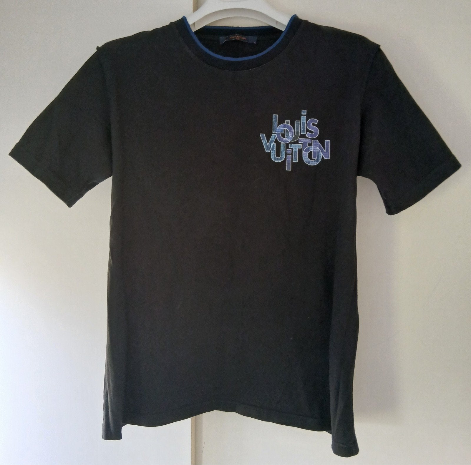 Louis Vutton T-shirt maat medium, Kleding | Heren, T-shirts, Verzenden, Zo goed als nieuw, Maat 48/50 (M), Zwart