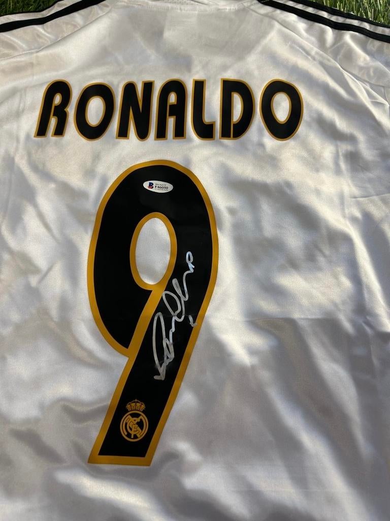Gesigneerd Ronaldo R9 Shirt - Beckett COA, Sport en Fitness, Voetbal, Ophalen of Verzenden, Zo goed als nieuw, Shirt