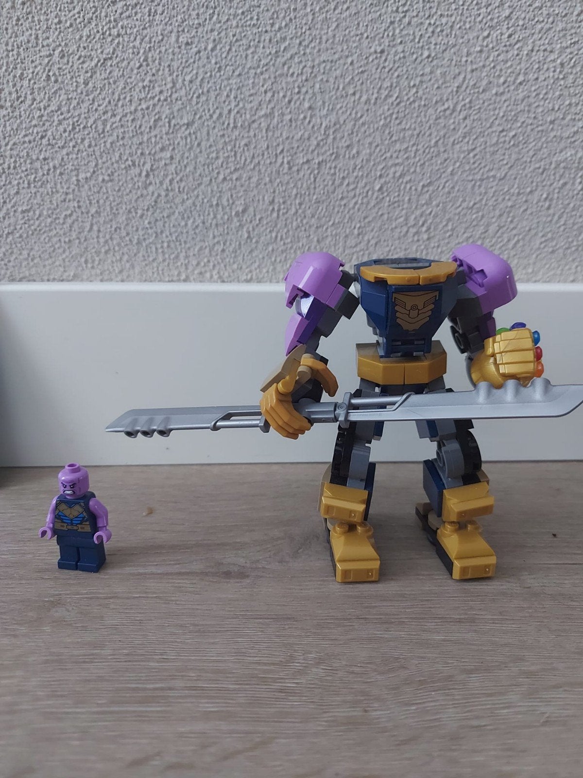 LEGO Marvel Thanos Mech (76242) met minifiguur, Ophalen of Verzenden, Zo goed als nieuw, Overige merken