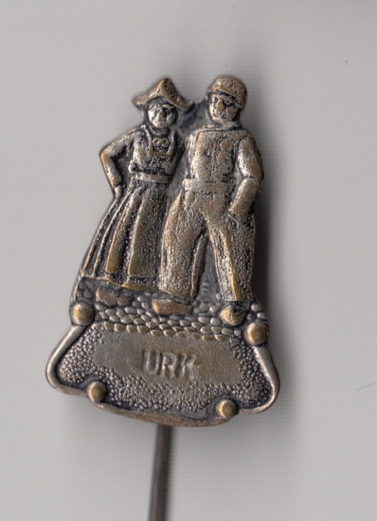 Urk Klederdracht speldje, Verzamelen, Speldjes, Pins en Buttons, Gebruikt, Niet vindbaar, Niet vindbaar, Speldje of Pin