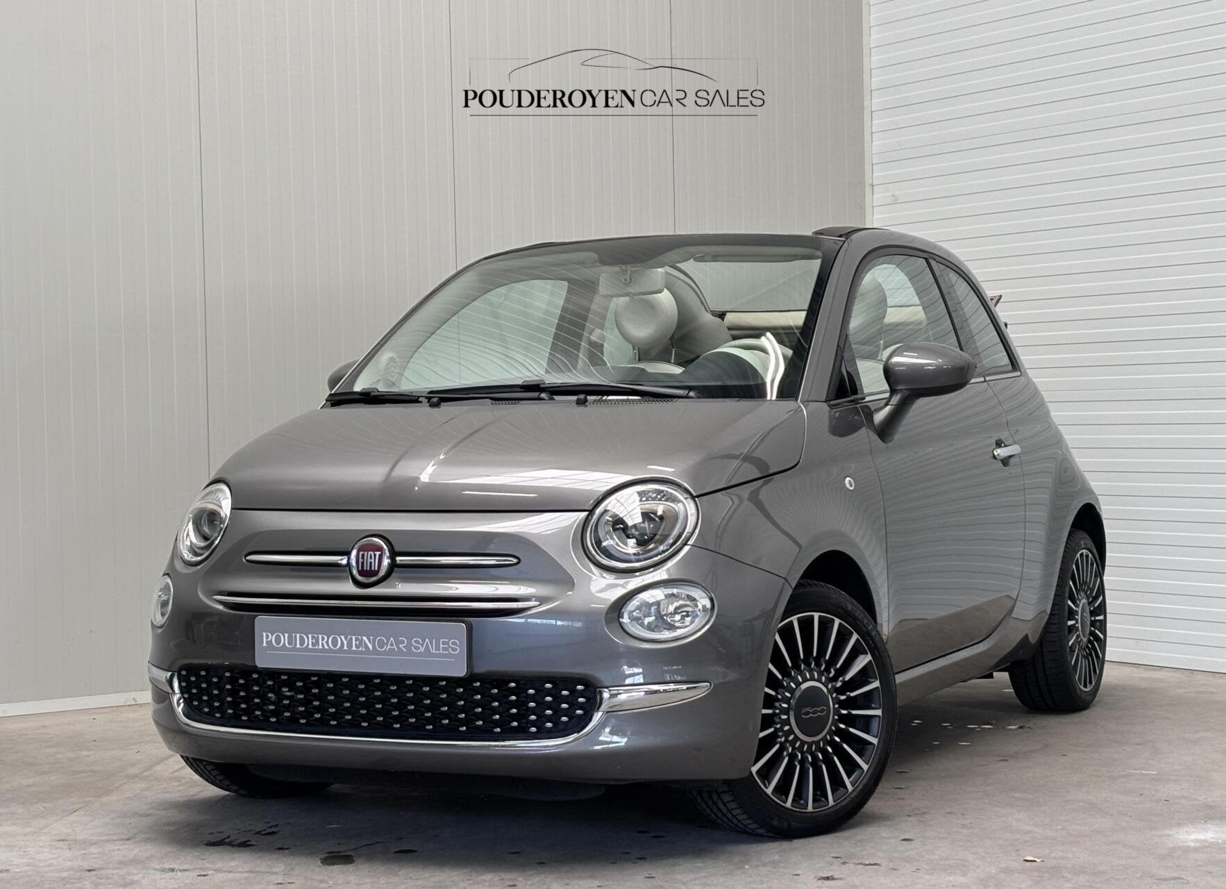 Fiat 500 Cabrio TwinAir Turbo Lounge / NL Auto / Nieuw staat, Gebruikt, Cabriolet, Leder en Stof, Origineel Nederlands