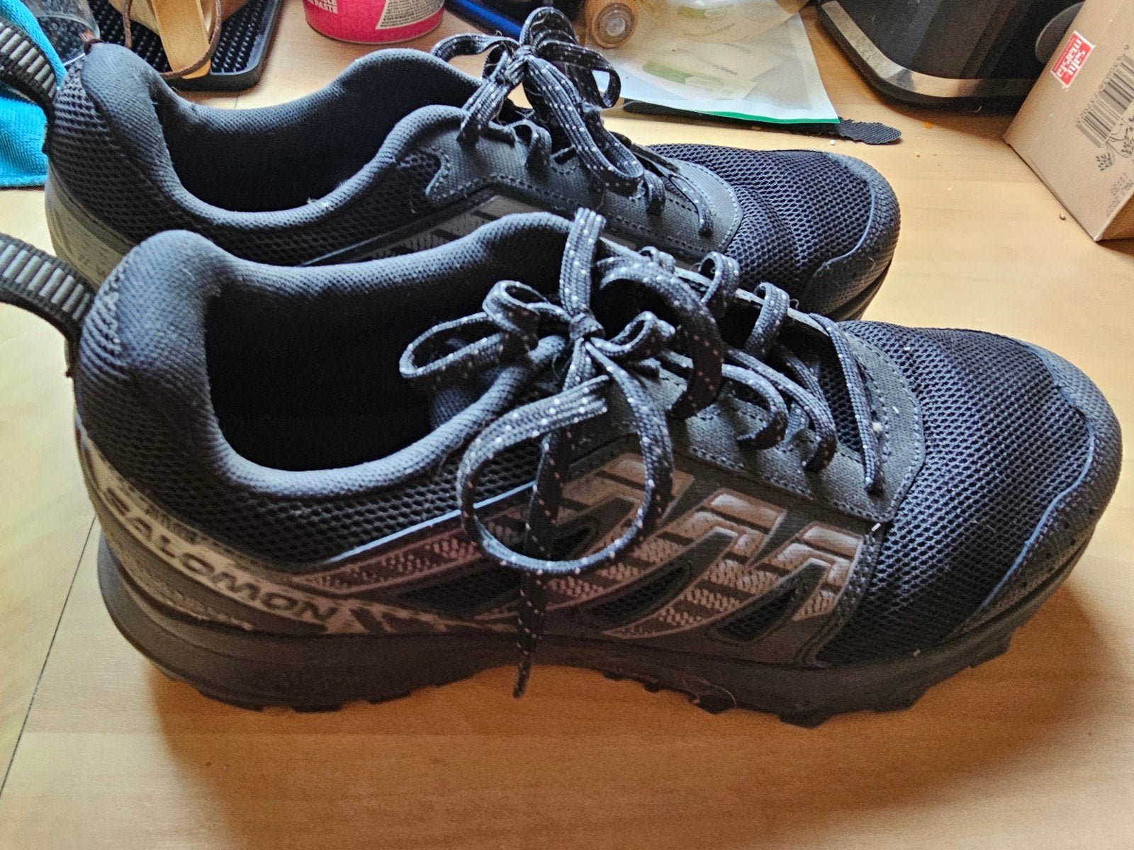 Salomon Ortholite hardloopschoenen, maat 43 1/2, Ophalen of Verzenden, Zo goed als nieuw, Salomon, Sportschoenen