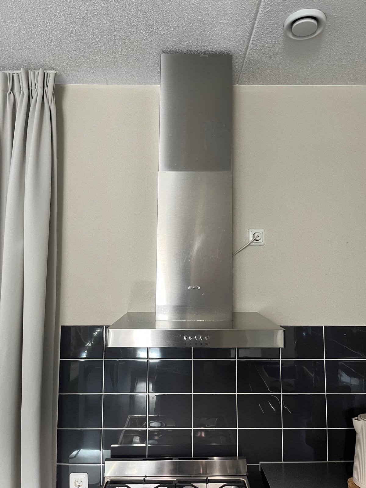 Smeg Wandschouwkap - RVS Afzuigkap, Ophalen, Gebruikt, Wandschouwkap, Vrijstaand