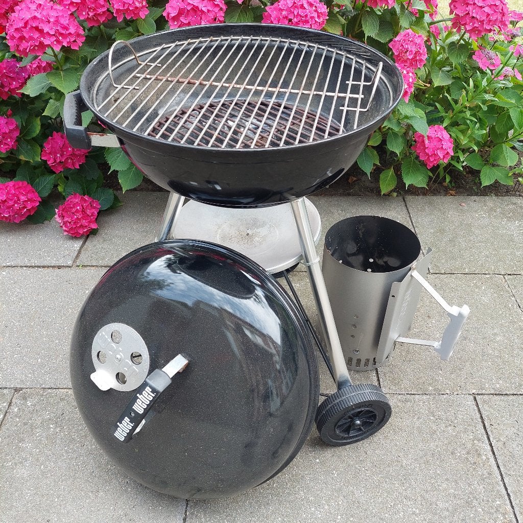 Weber Compact Kettle Houtskoolbarbecue 47cm, Ophalen, Gebruikt, Weber