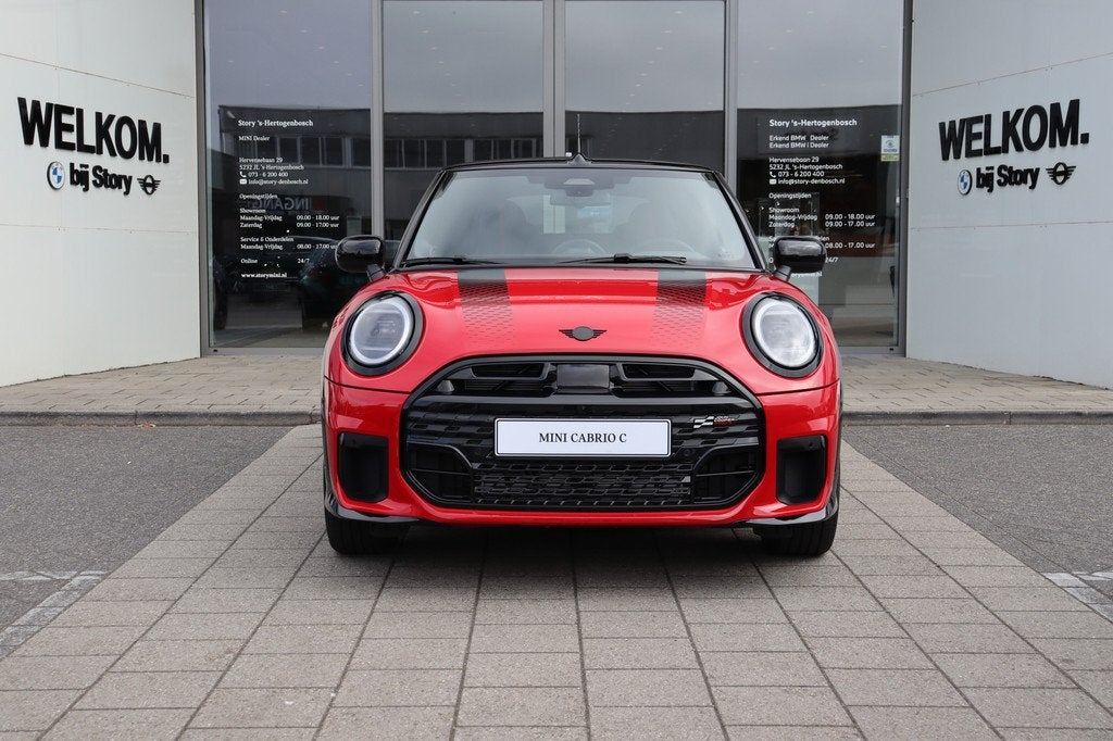 MINI Cabrio Cooper C Automaat / John Cooper Works / Pakket X, Auto's, 1998 cc, 15 km/l, Zwart, Cabriolet