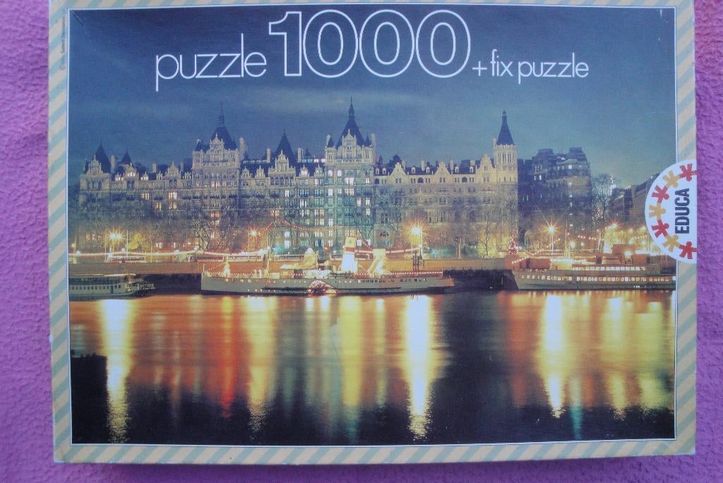 EDUCA FIX PUZZLE  1.000 stukjes voor 2.95euro., Ophalen of Verzenden, 500 t/m 1500 stukjes, Zo goed als nieuw, Legpuzzel
