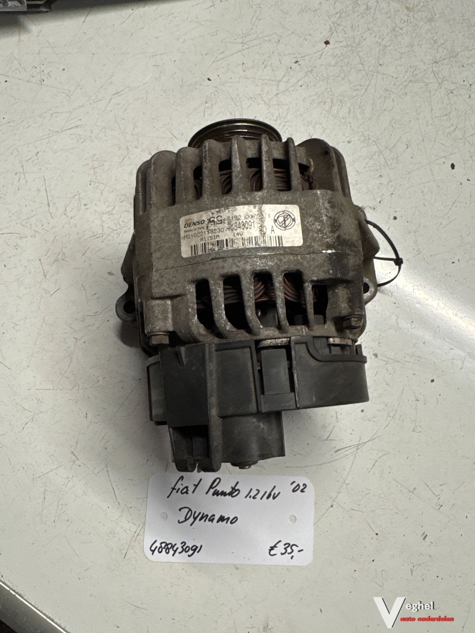 Fiat Punto 1.2 16v 2002 Dynamo, Gebruikt, -, -, Ophalen of Verzenden