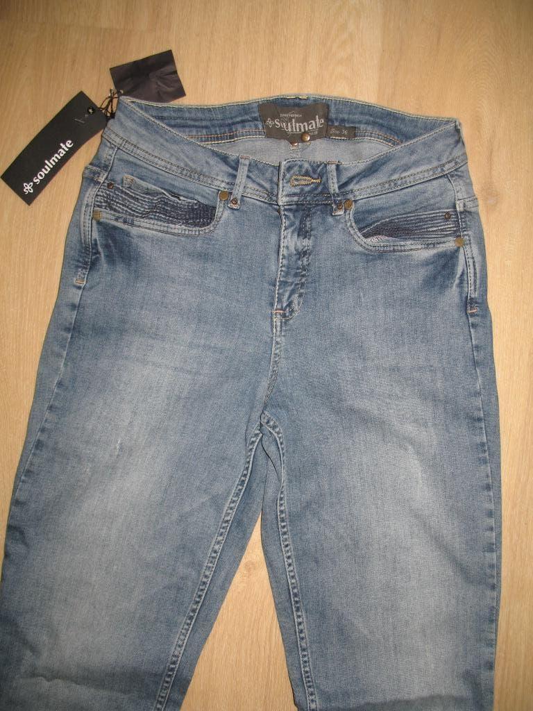 Soulmate Stretch Spijkerbroek Mt 36 Ongedragen, Kleding | Dames, Blauw, Nieuw, Ophalen of Verzenden, Soulmate
