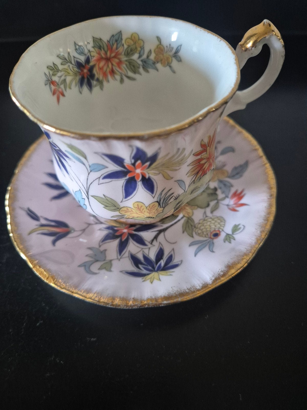 Ming paragon fine bone china porselein, Ophalen of Verzenden, Gebruikt, Porselein, Kop en/of schotel