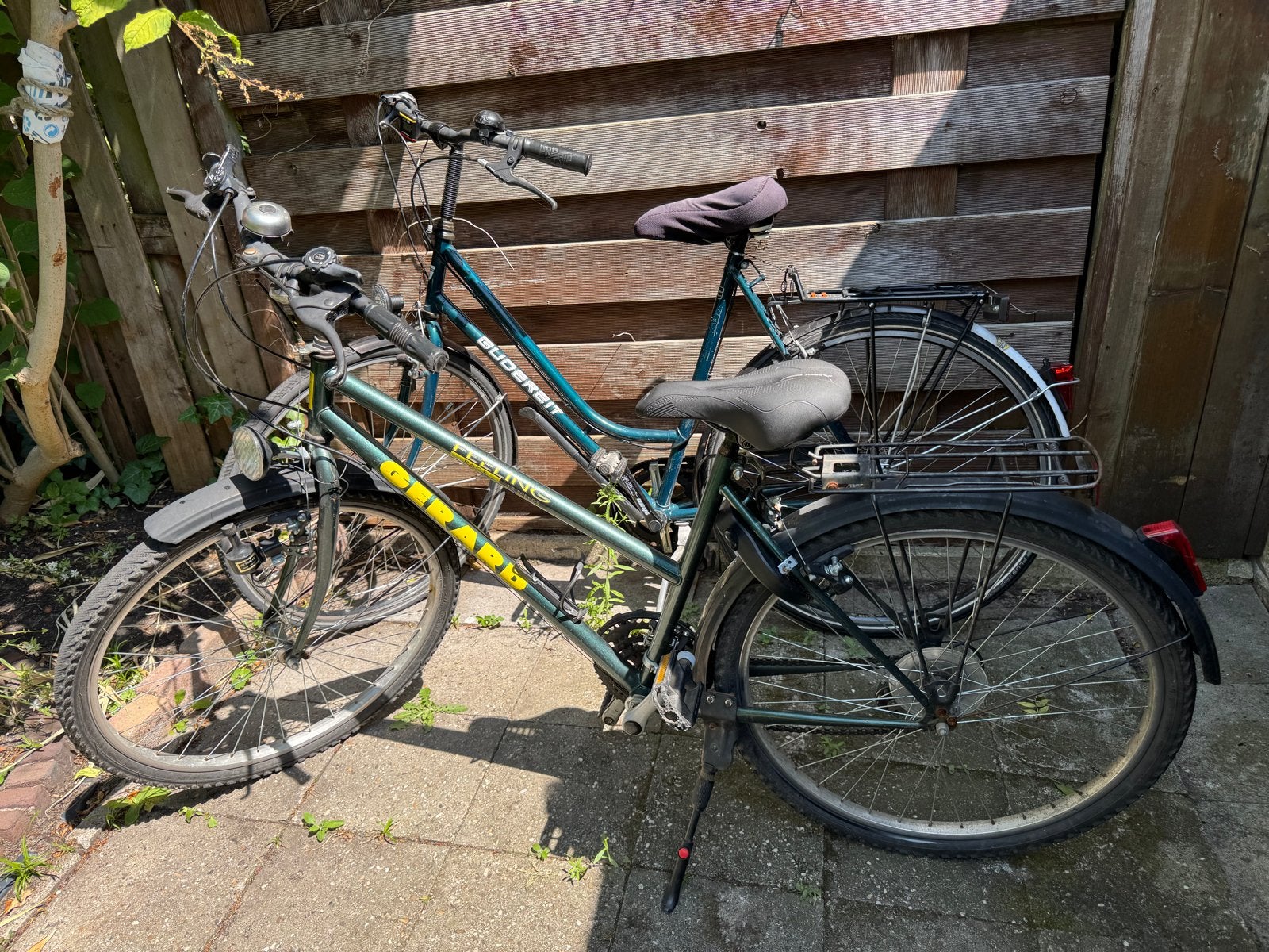 Twee gebruikte fietsen, Velgrem, Versnellingen, Ophalen, Overige merken