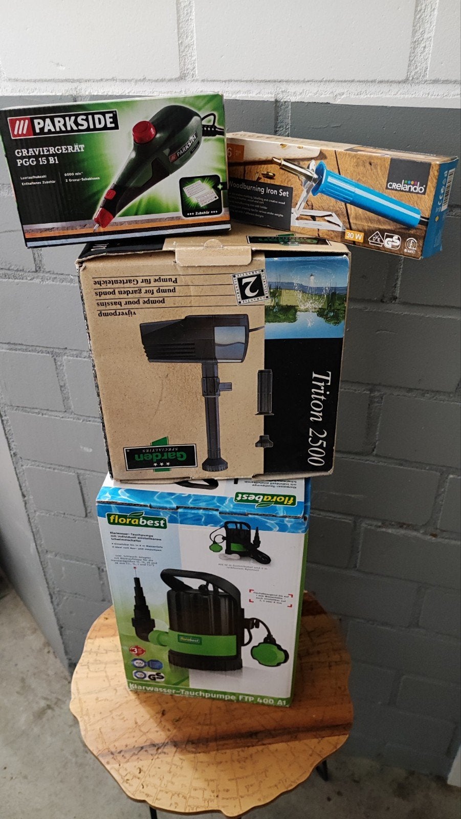Mooie partij gereedschap & hobby., Tuin en Terras, Ophalen of Verzenden, Nieuw, Elektrisch, Dompelpomp