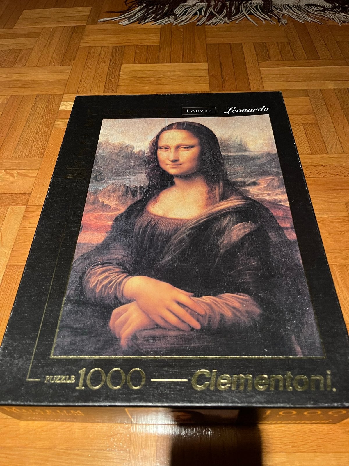 Mona Lisa Legpuzzel 1000 stukjes - Clementoni Louvre, Ophalen of Verzenden, 500 t/m 1500 stukjes, Zo goed als nieuw, Legpuzzel