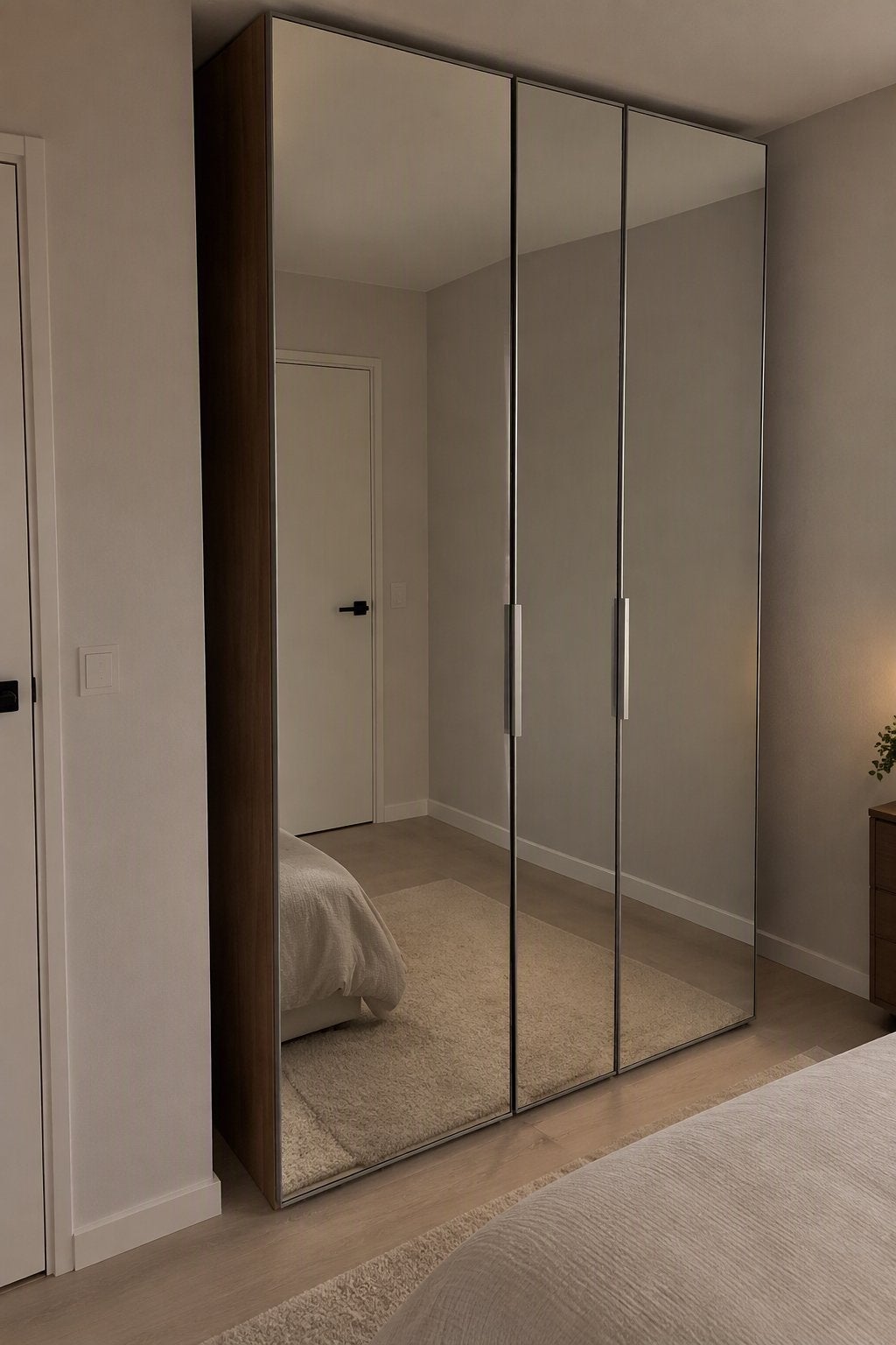 Ikea pax kast met spiegeldeuren, Huis en Inrichting, Ophalen, 100 tot 150 cm, 200 cm of meer, Nieuw