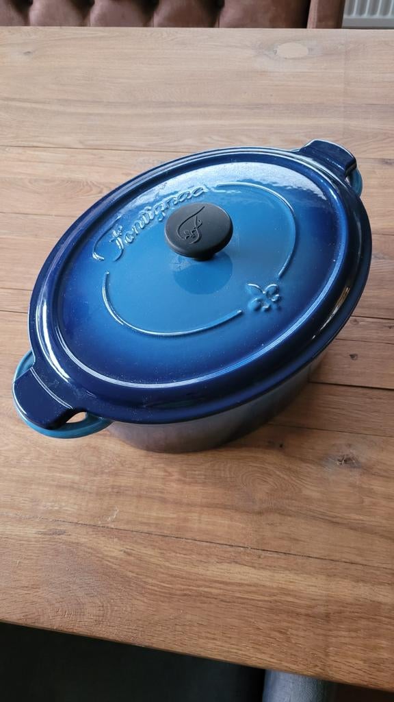 Te koop; gietijzeren braadpan nieuw, Ophalen of Verzenden, Nieuw, Gietijzer, Koekenpan of Braadpan
