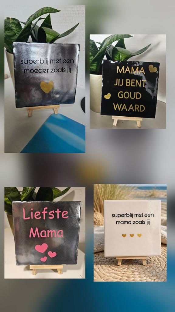 tegeltjes mama, Ophalen of Verzenden, Nieuw