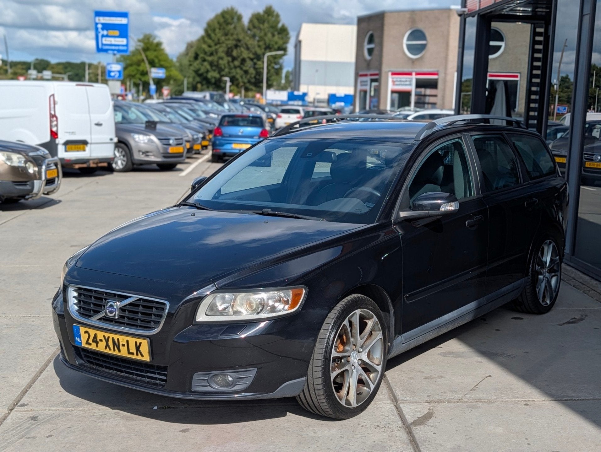 Volvo V50 1.8 Edition II - Leer - Clima - Electr Ramen -, Auto's, Volvo, Voorwielaandrijving, 125 pk, 4 cilinders, Zwart