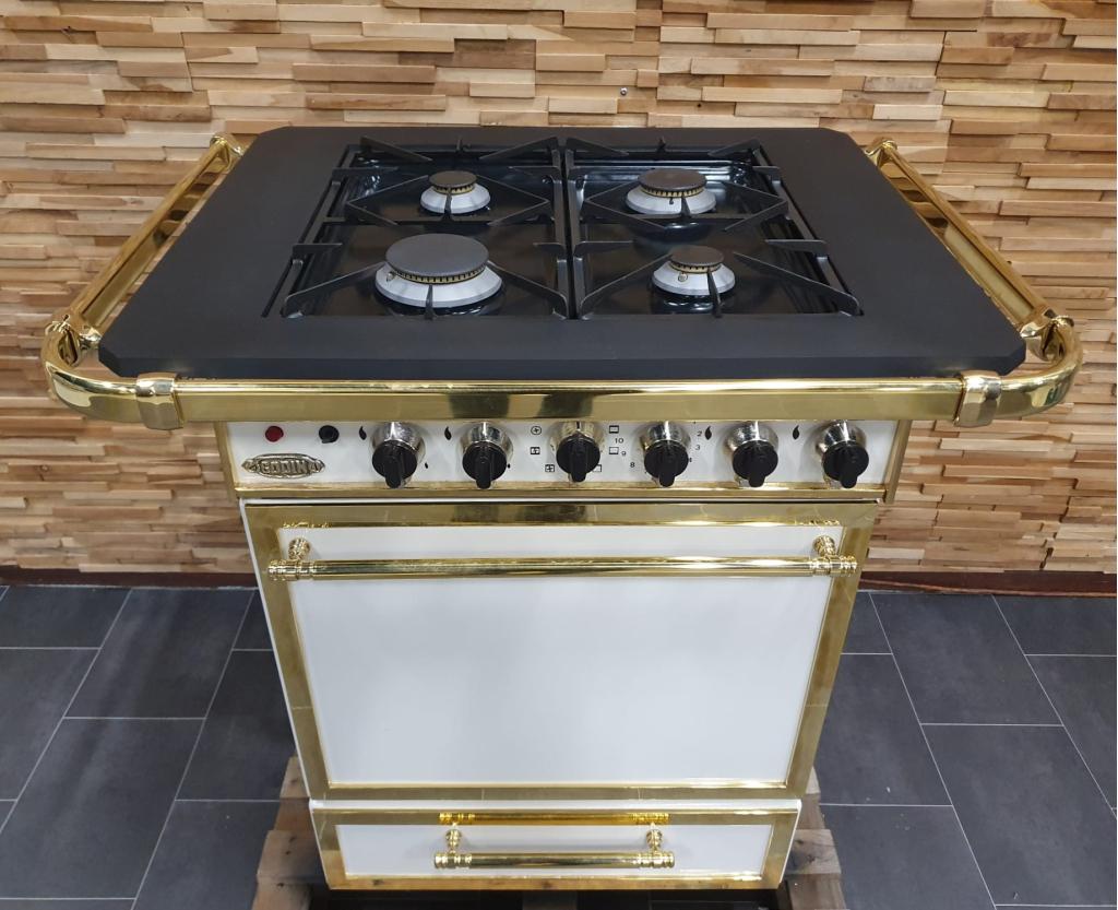 Luxe Godin Fornuis 60/78/88cm crème / ivoor wit 1 oven, Witgoed en Apparatuur, Niet ingevuld, 60 cm of meer, Niet ingevuld, Zo goed als nieuw