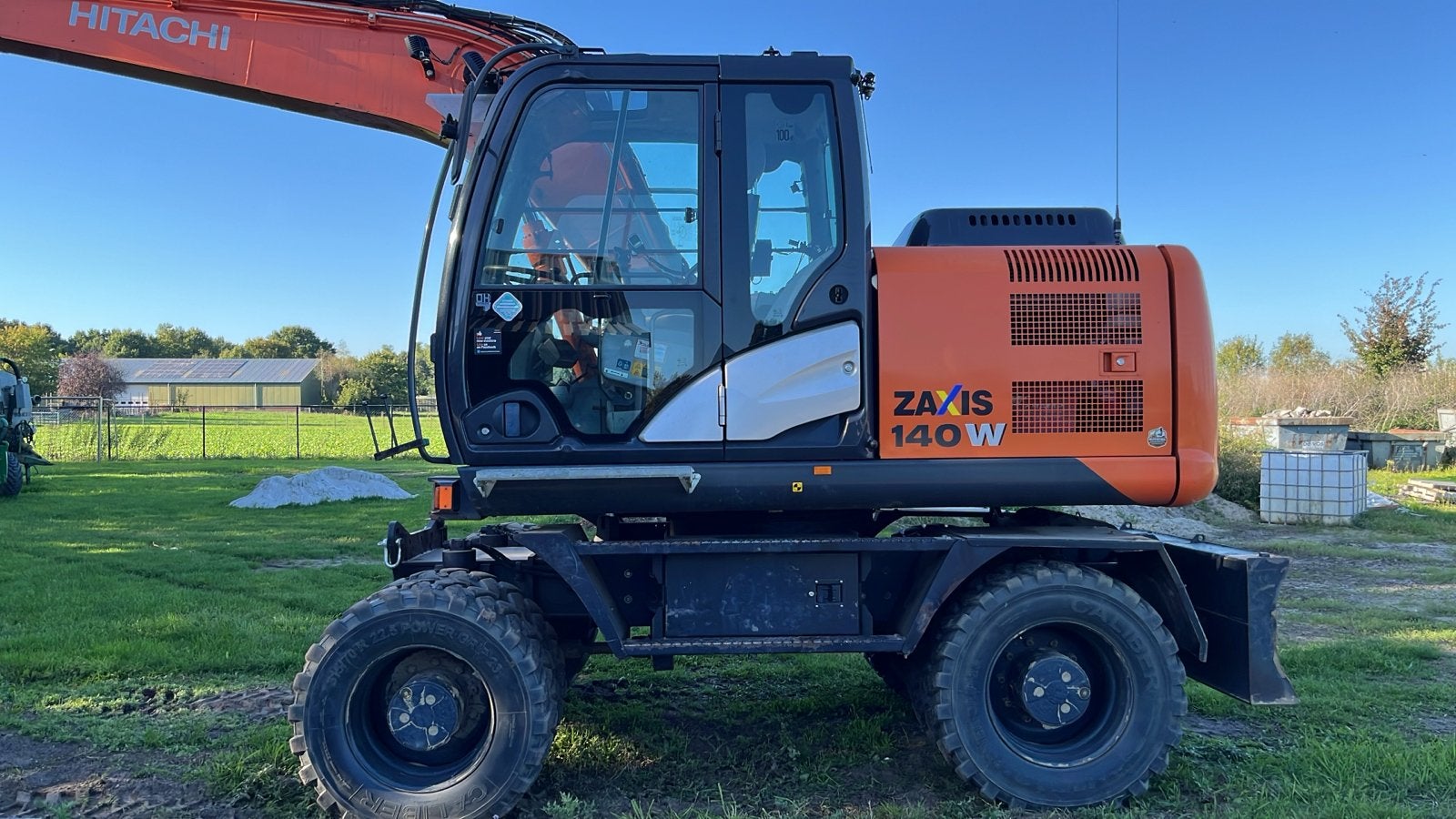 Hitachi Zaxis 140W Graafmachine - Krachtig en Betrouwbaar, Ophalen, Graafmachine