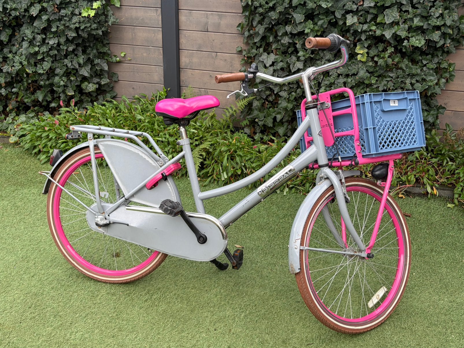 Meisjesfiets 24 inch, Ophalen, Terugtraprem, Versnellingen, Gebruikt