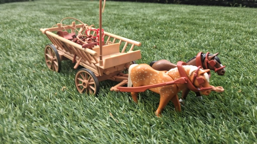 Playmobil paardenkar, Ophalen of Verzenden, Zo goed als nieuw