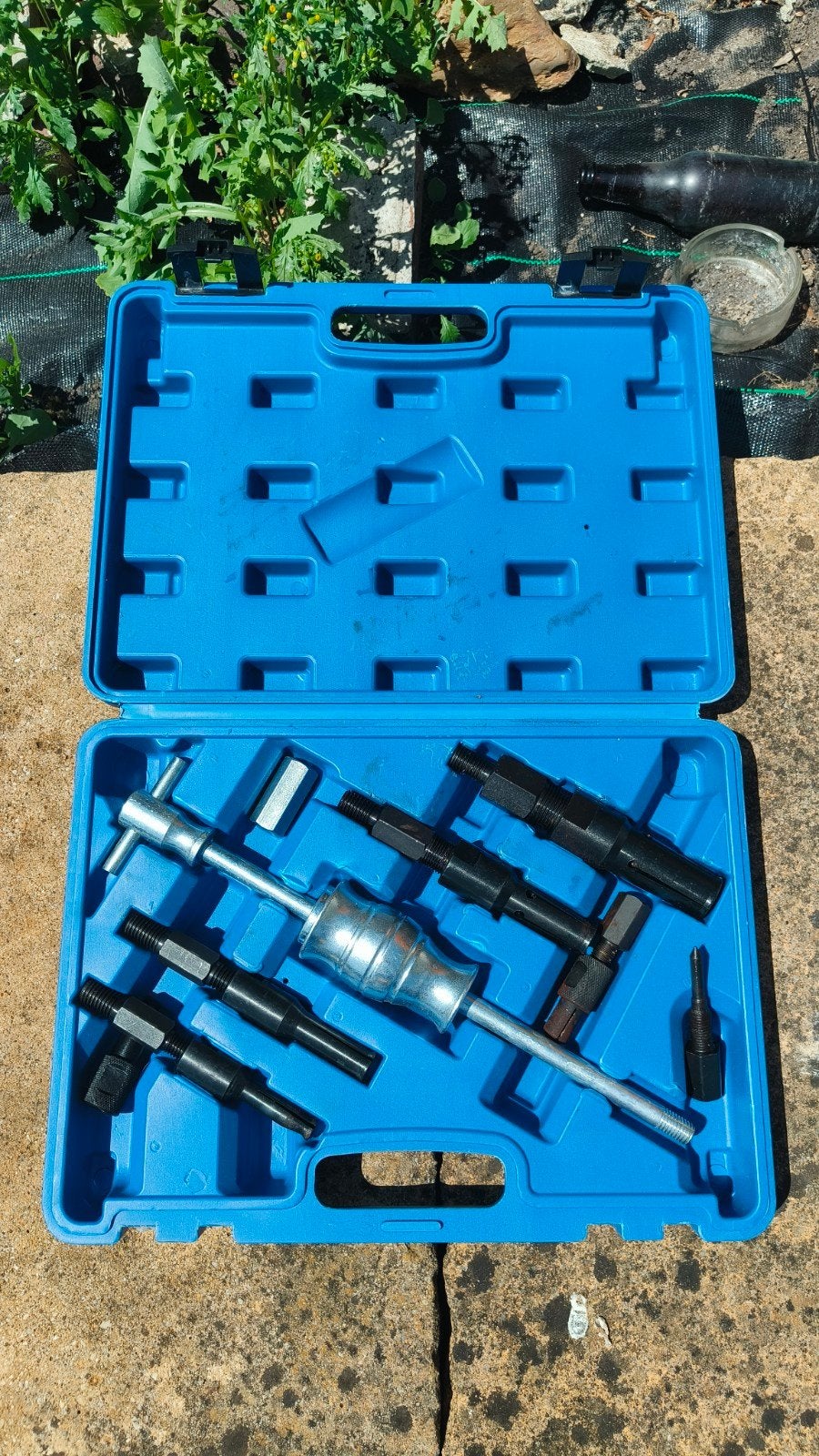 Lager trekker set in koffer, Ophalen, Zo goed als nieuw