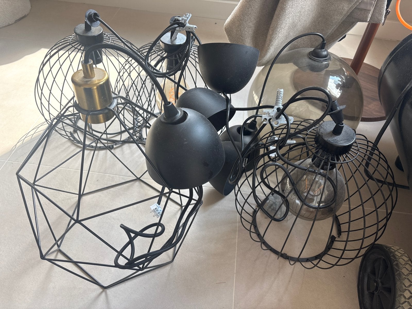 Ikea lampen, Ophalen of Verzenden, Gebruikt, Metaal