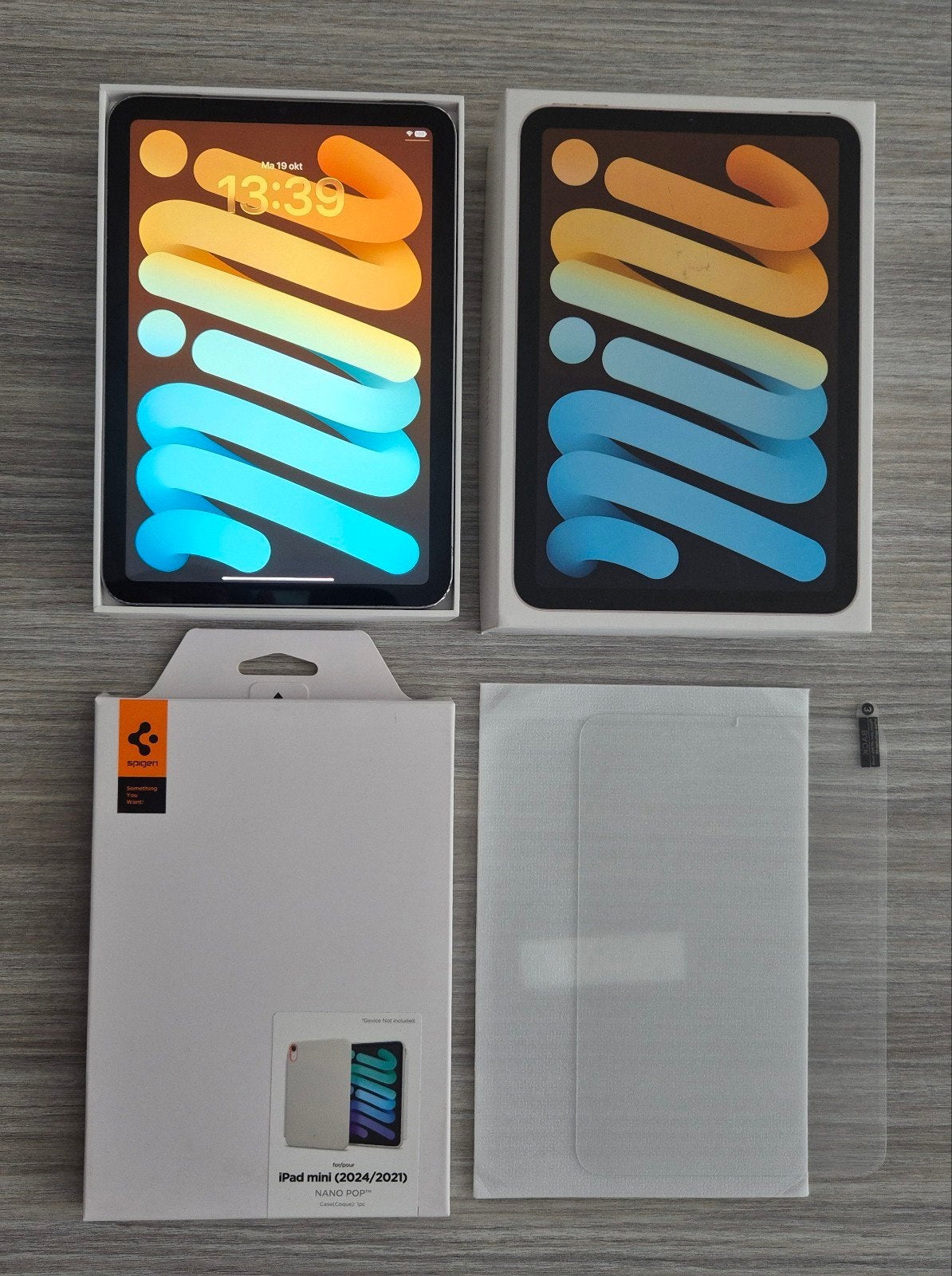 🍏 iPad mini 7 - A17 Pro 128GB Wi-Fi🔋Batt 95% + Spigen hoes, Computers en Software, Apple iPad, Ophalen of Verzenden, 128 GB
