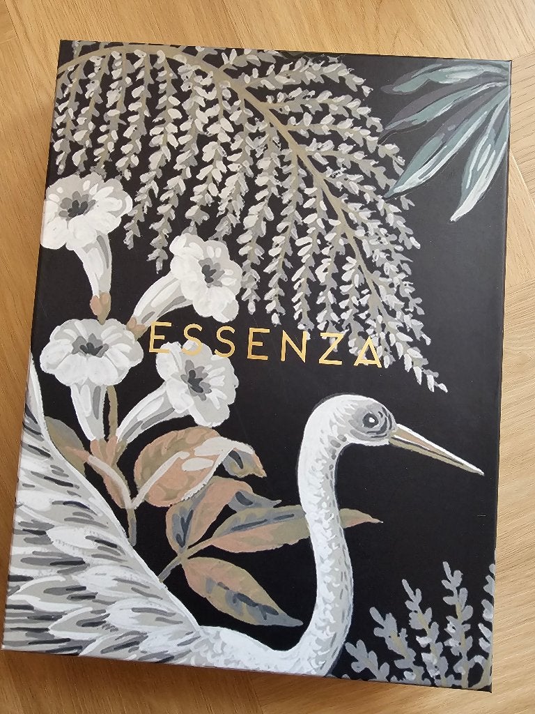 Essenza dekbedovertrek met vogels 140x220 cm (in verpakking), Blauw, Dekbedovertrek, Ophalen of Verzenden, Nieuw