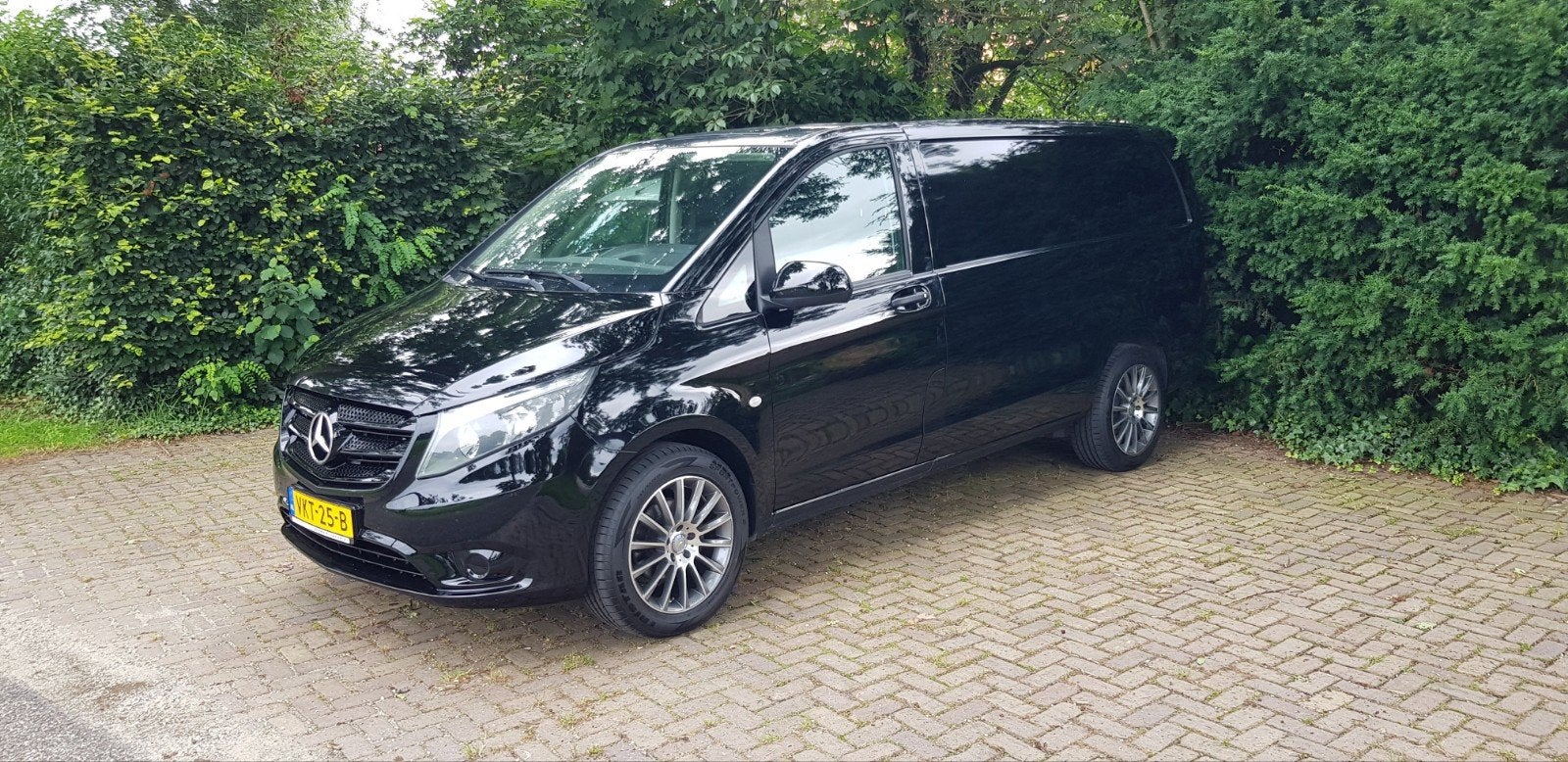 Mercedes-Benz Vito GB 116CDI K 163pk 320/2800 2016 Zwart, Auto's, Bestelauto's, Euro 5, 4 cilinders, 1887 kg, 2500 kg