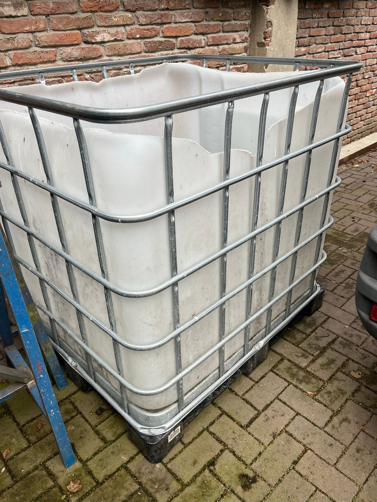IBC container - 1000 liter - Gebruikt, Ophalen, Gebruikt, 100 cm of meer, 60 cm of meer