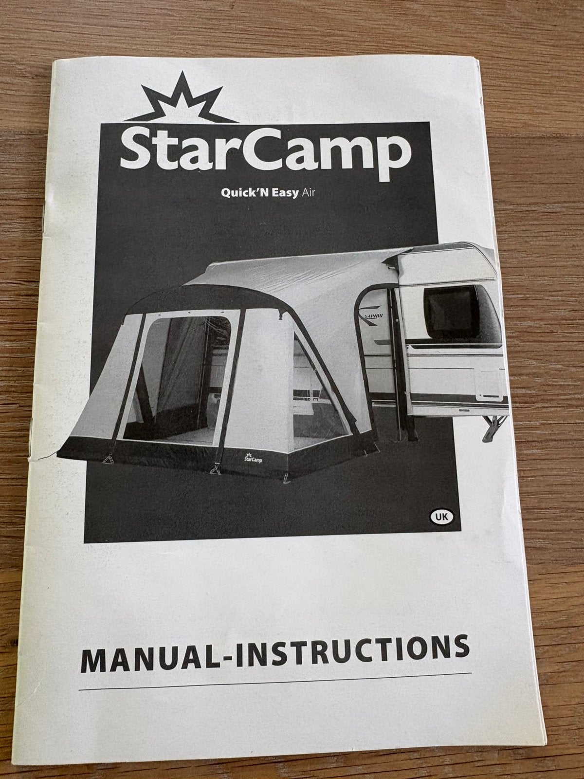 Starcamp quick ‘n easy opblaasbare voortent, Ophalen of Verzenden, Zo goed als nieuw