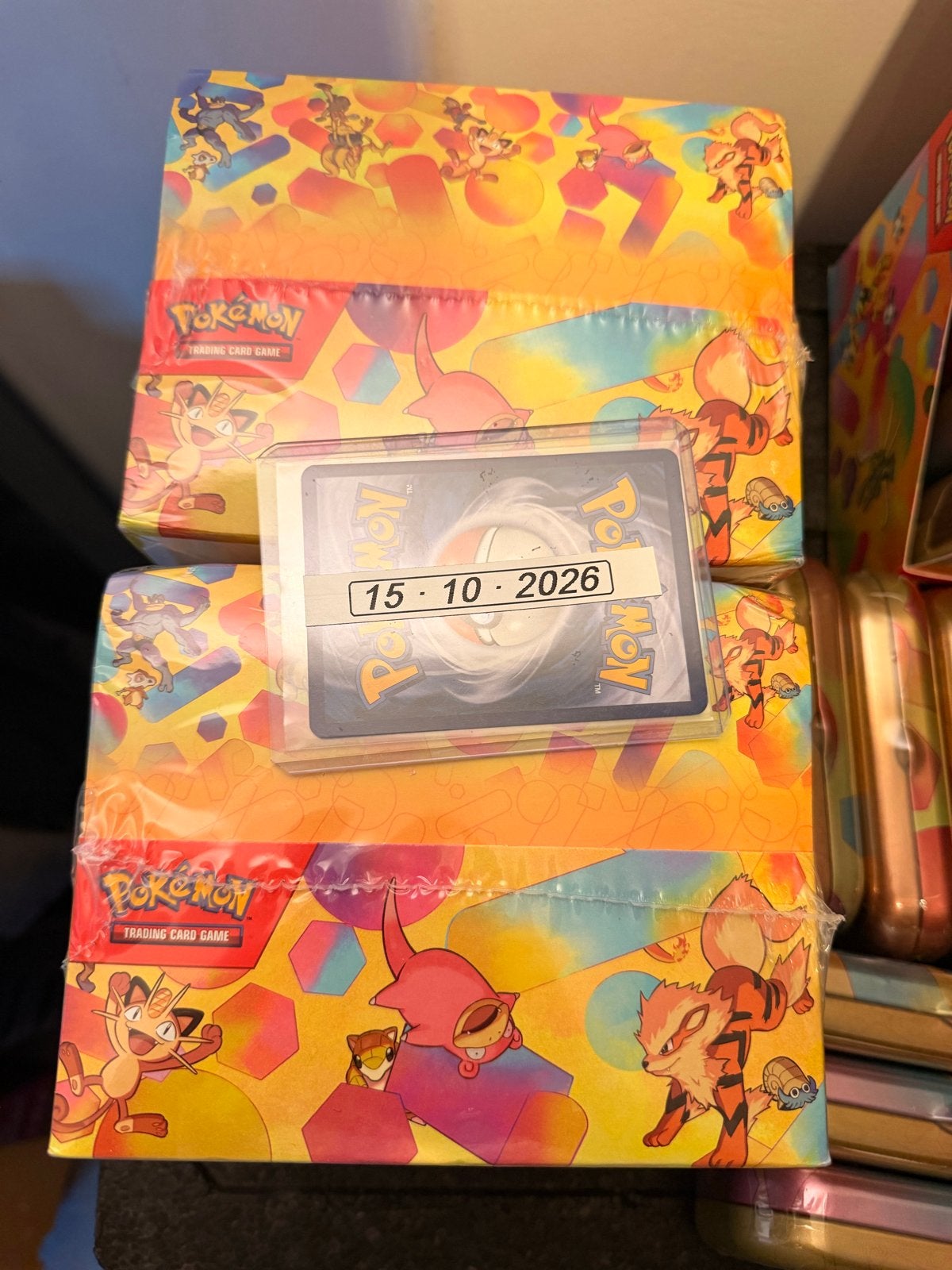 Pokémon TCG - 151 Mini tin Display - 2x, Ophalen of Verzenden, Nieuw, Boosterbox