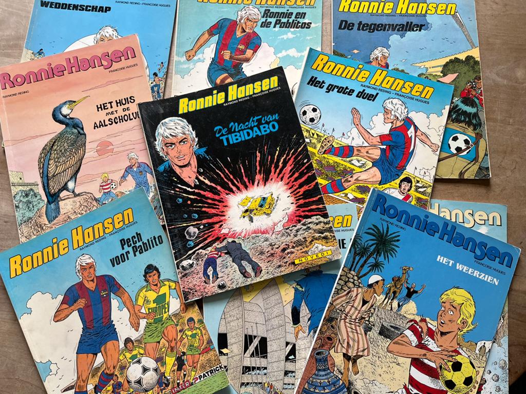 Verzameling van 10 Ronnie  Hansen stripboeken, Meerdere stripboeken, Ophalen of Verzenden, Gelezen