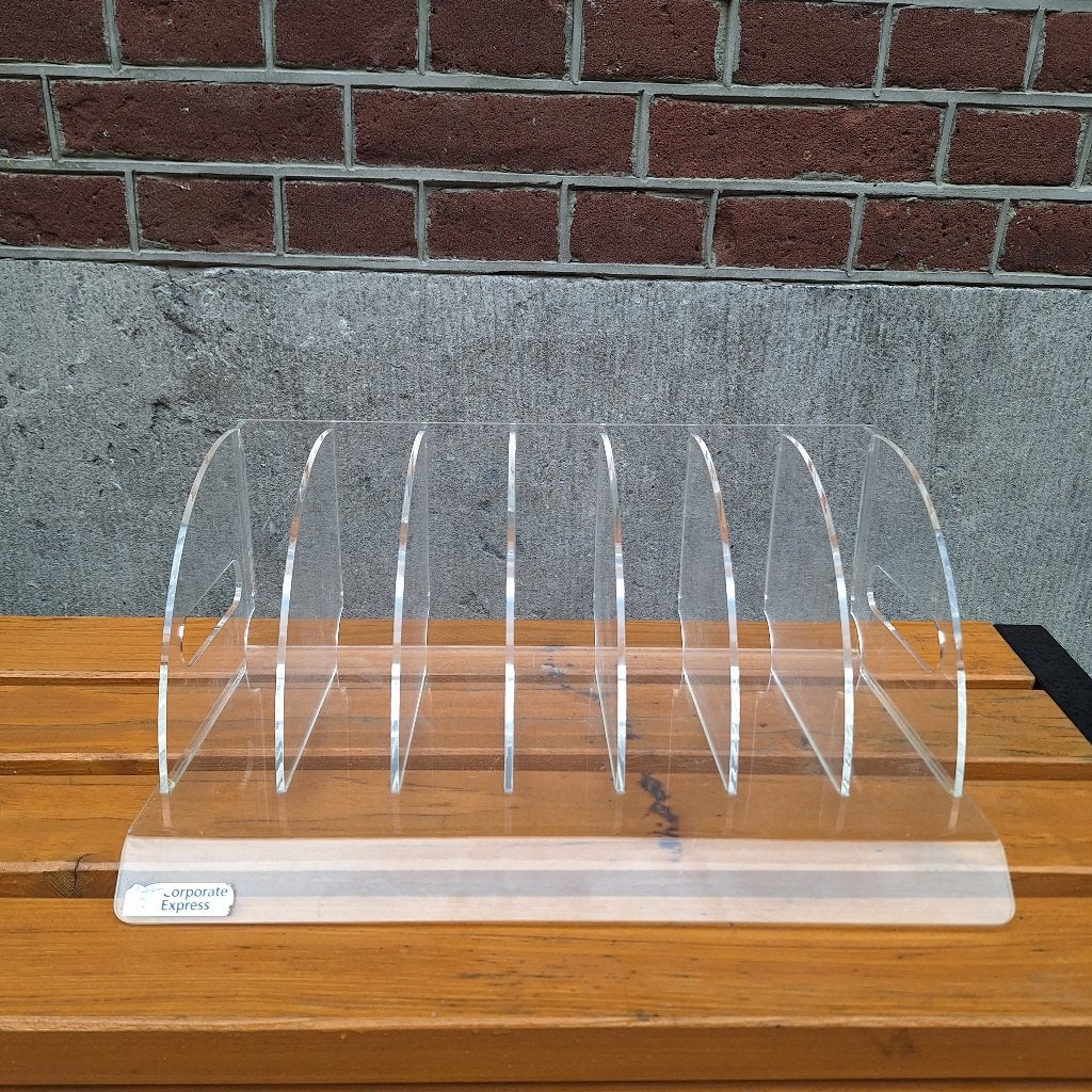 Plexiglas Organizer / File Holder / Brievenbak / Lectuurbak, Ophalen, Gebruikt, -, -