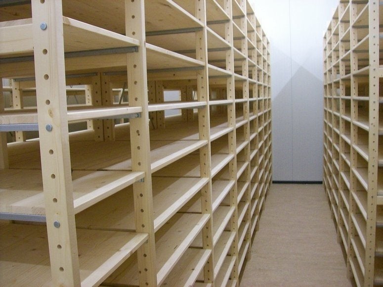 Houten legbordstellingen, Ophalen of Verzenden
