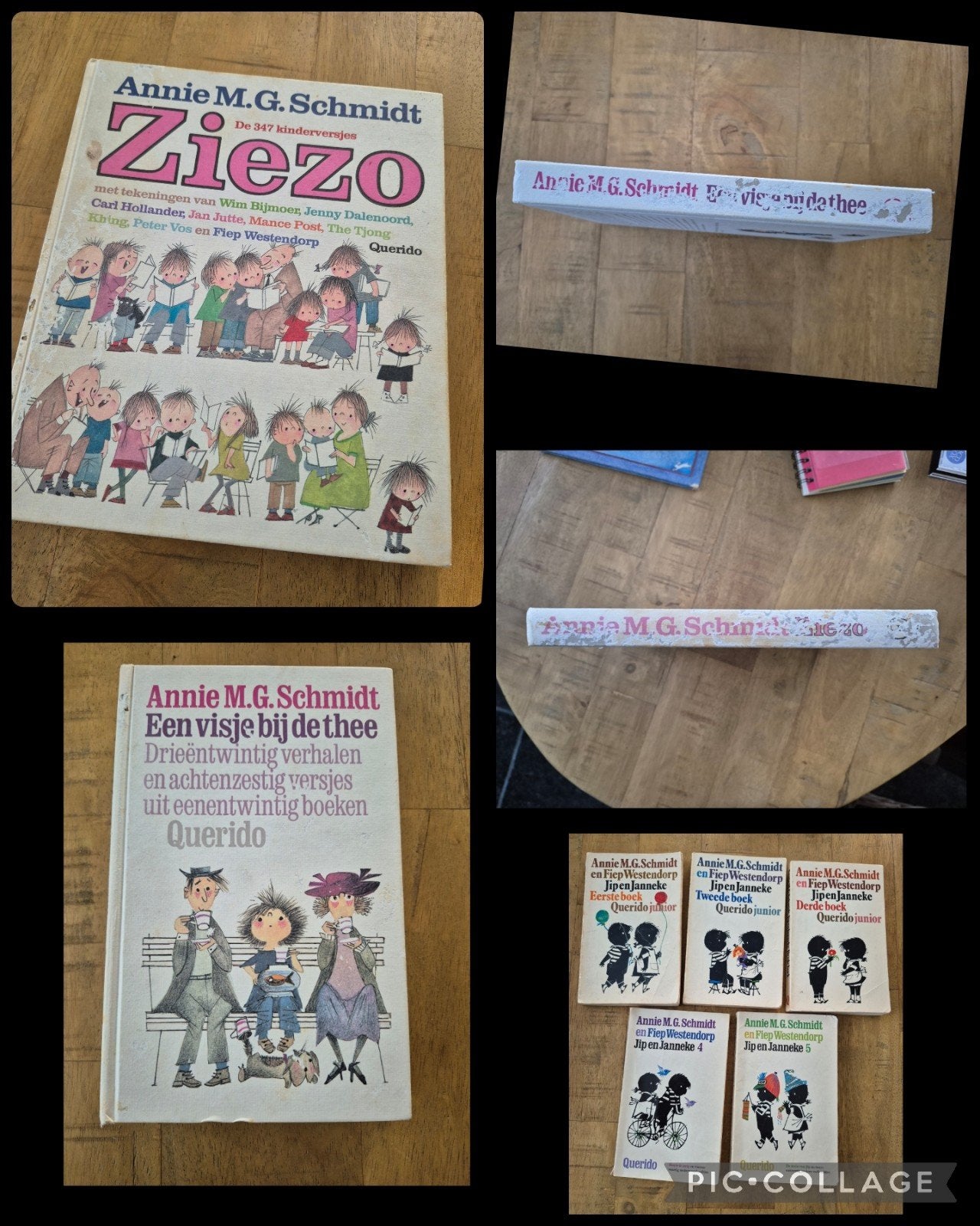 Annie Mg Schmidt Ziezo, een visje bij de thee en Jip&Janneke, Ophalen of Verzenden, Gelezen, Annie M.G. Schmidt, Fictie algemeen