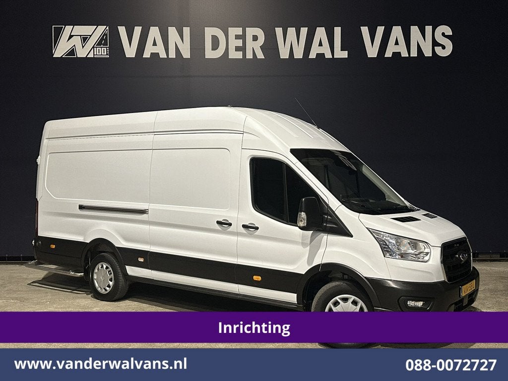 Ford Transit 2.0 TDCI 130pk L4H3 *Post NL inrichting* Euro6, Auto's, Bestelauto's, 13 km/l, 4 cilinders, 3000 kg, Origineel Nederlands