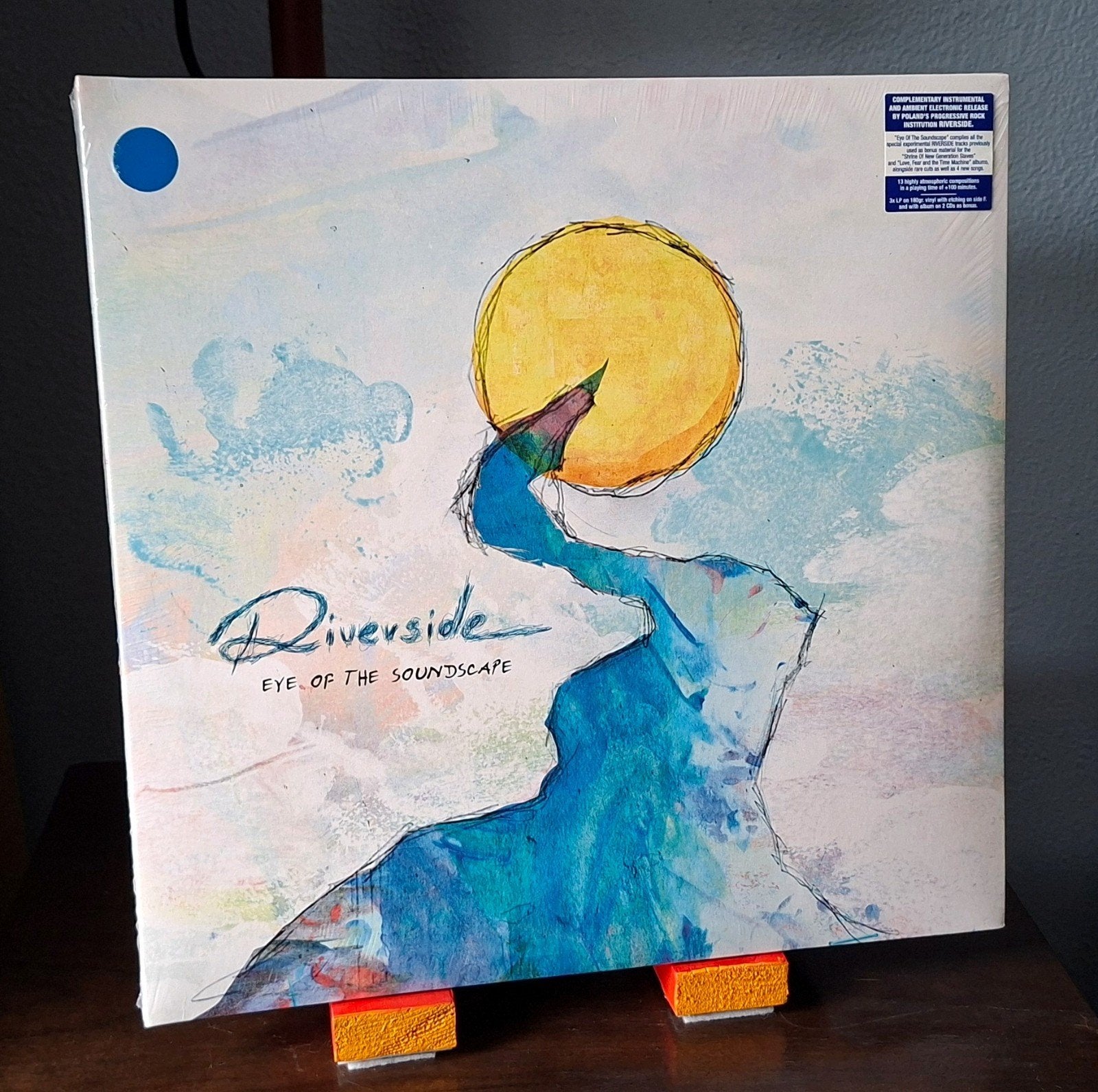 RIVERSIDE EYE OF THE SOUNDSCAPE rare lim blue vinyl In seal, Ophalen of Verzenden, Nieuw in verpakking, 12 inch, Progressive