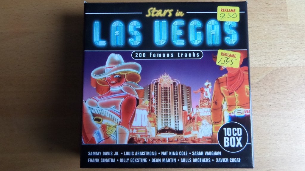 Stars in las Vegas 200 Famous Tracks in een 10 cd box, Ophalen of Verzenden, Zo goed als nieuw